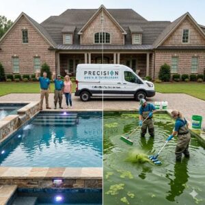 Pool Services green to clean pool treatment in Memphis TN