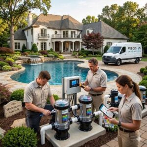 Pool Services salt system installation in Memphis TN