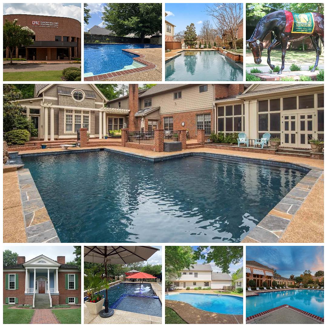 Germantown Performing Arts Center in Germantown, TN, part of the Precision Pools and Landscape pool service area